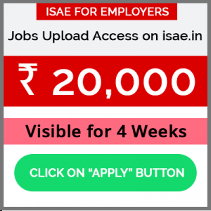 Job Upload Access on isae.in (Valid for 30 Days)